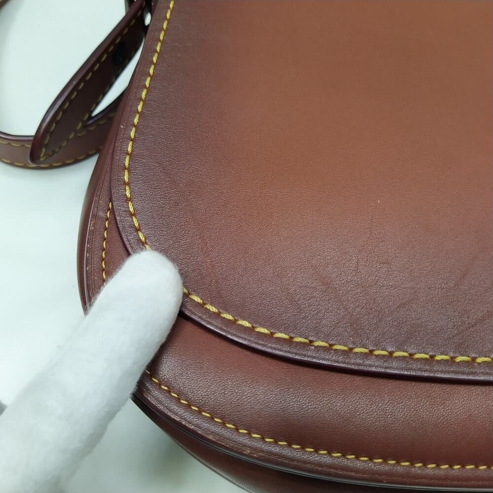 Coach 1941 Saddle 23 Brown Leather Flap Closure Crossbody Bag - Picture 8 of 16